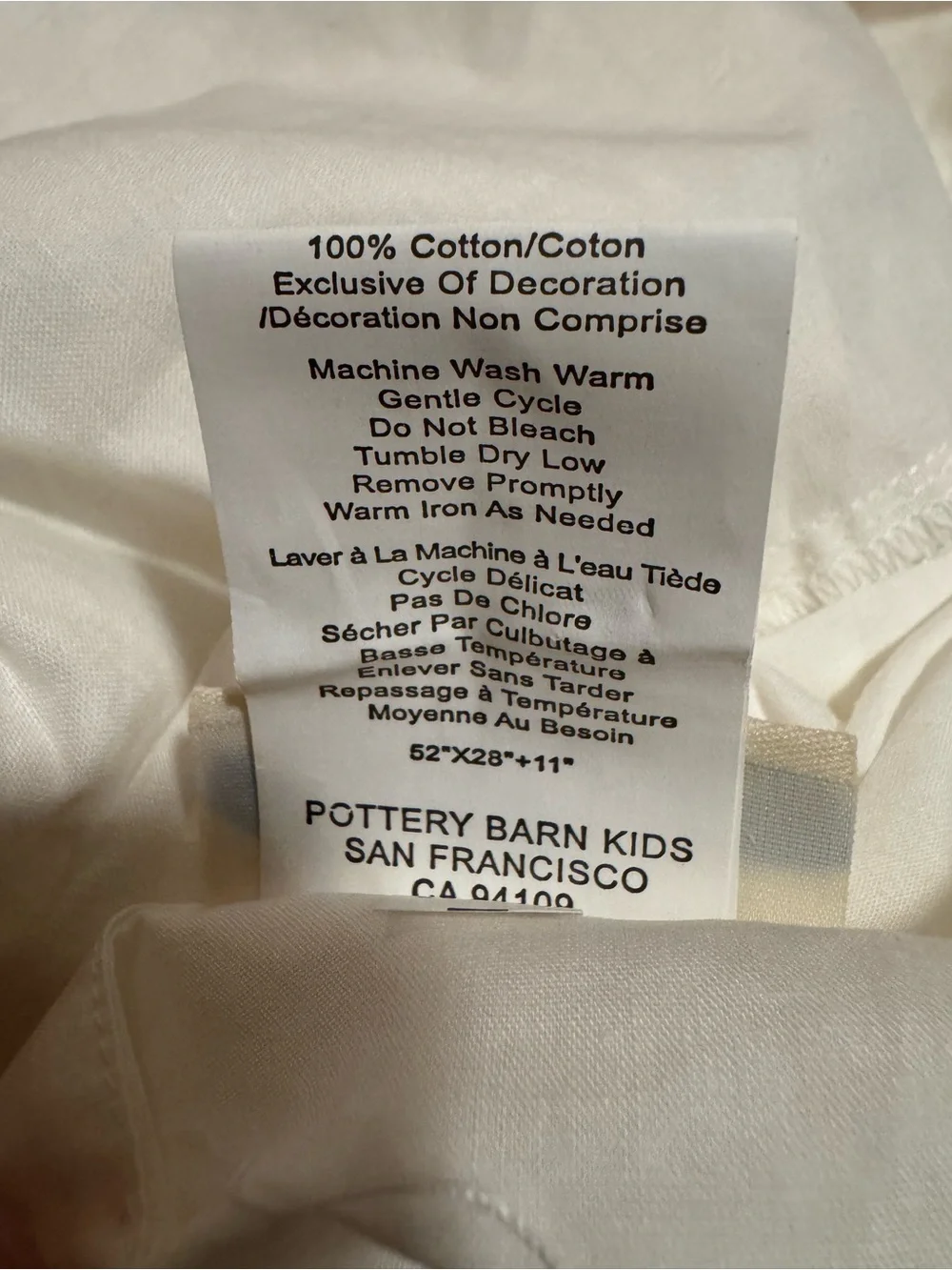 Pottery Barn Baby Bed Skirt
